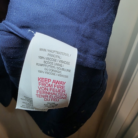 Johnnie B Boden Girls Dress Blue Stars Long Sleeve Size 15-16Y - Picture 10 of 12